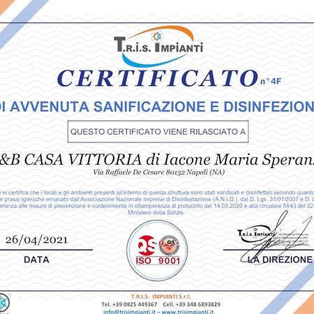 Bed and Breakfast Casa Vittoria Napoli - Santa Lucia Esterno foto