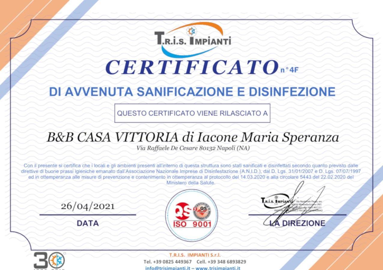 Bed and Breakfast Casa Vittoria Napoli - Santa Lucia Esterno foto